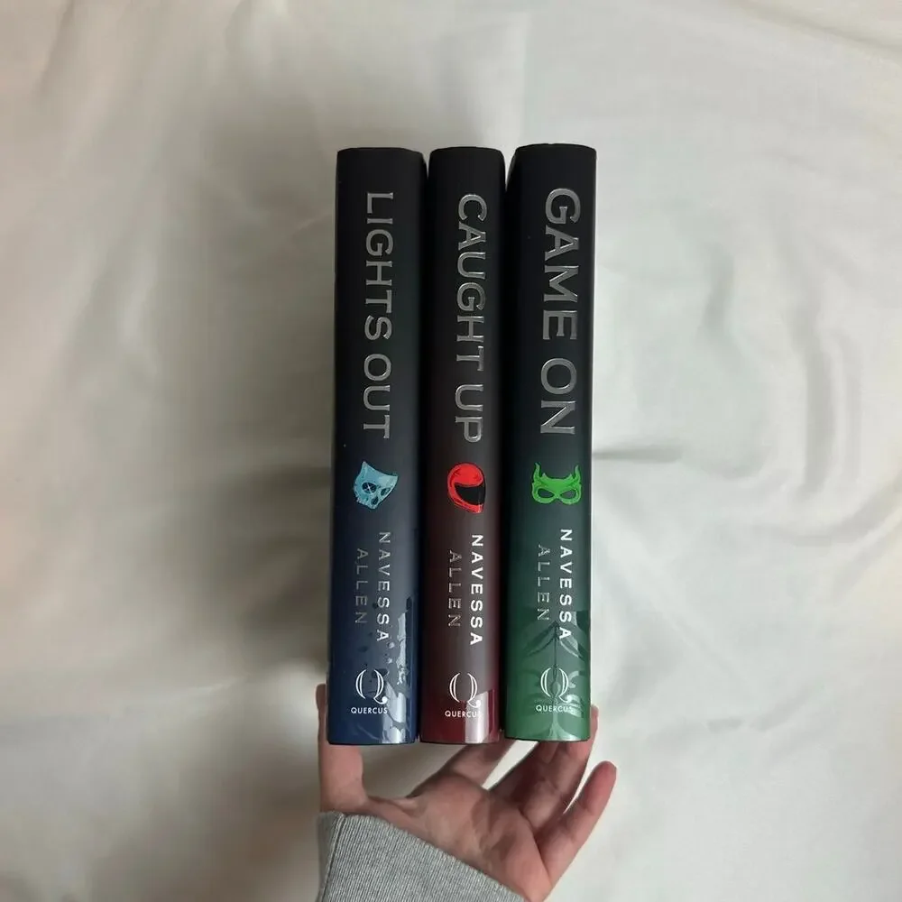 Lights Out Caught Up Game On Navessa Allen FairyLoot SE Hardcover 3 Book Set